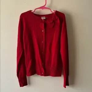Gymboree Red Cardigan with Bow Accent