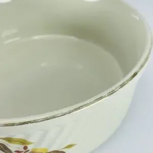 Hall Autumn Leaf Jewel Tea Mary Dunbar Vintage French Baker Casserole Dish 7.5"