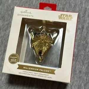 Hallmark Ornament (Star Wars Millennium Falcon Metal) - Walmart Exclusive