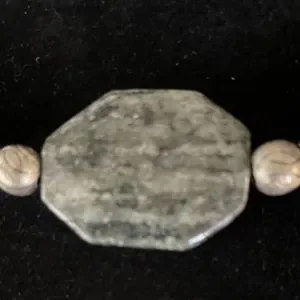 Hand Crafted One Of A Kind Choker Set In Agate/Labradorite/Shell/Coral & Silver