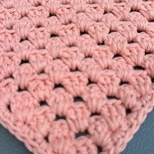 Hand Crocheted Washcloths Dishcloths Trivets 100% Cotton Granny Stitch Set Of 2
