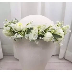 Handmade Adorable White Tiara