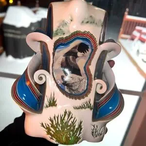 Handmade Buffalo Candle