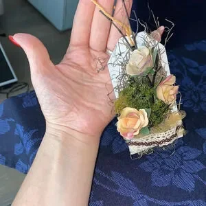 Handmade mini Flower composition