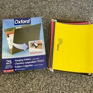 Hanging Folders For File And Cabinet Random Box Of 25 New And Used
