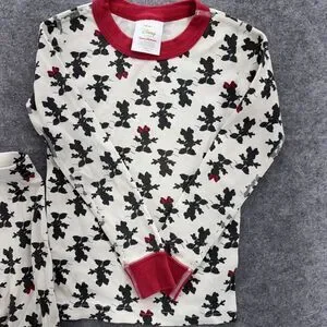 Hanna Andersson Disney Minnie Mouse Pajamas Long John Cotton Size 5 (110cm)