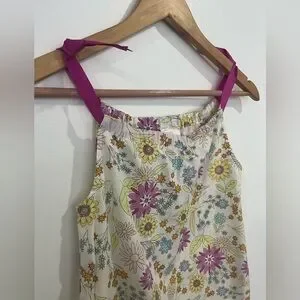 Hanna Andersson Girls Floral Cotton Dress 100 US4