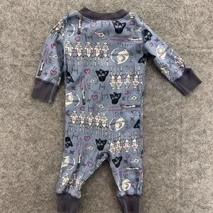 Hanna Andersson Star Wars Pajama One Piece Size 6-9M 60cm Blue Valentines Heart