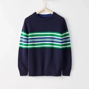 Hanna Andersson Striped Crewneck Sweater Size 12 (150)