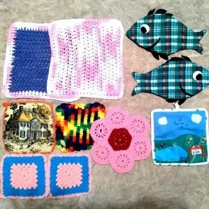 Happiness - 10 Sweet Kitchen Hotpads / Trivets