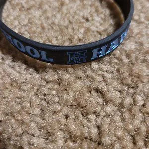 Harlan High School Hawk Cheer Stretch Bracelets