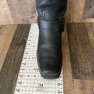 Harley Davidson 91002 Buckle Harness Square Toe Moto Motorcycle Boots Mens 13