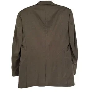 Hart Schaffner Marx Mens Size 38R Wool Blazer Sport Coat Suit Jacket Green/gold