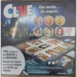 Hasbro Clue The Classic Mystery Board Game Unopened Sealed