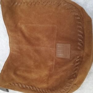 Haute Hippie Suede Hobo Bag