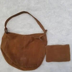 Haute Hippie Suede Hobo Bag