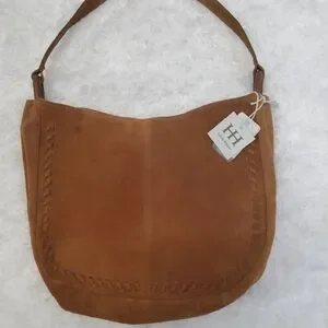 Haute Hippie Suede Hobo Bag