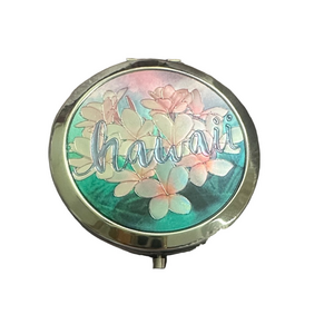 Hawaii Floral Compact Mirror