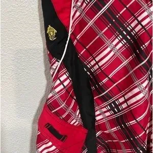 HAWAIIAN TROPIC Vintage 90’s Red Striped Men’s Board Shorts Swim Trunks Size 36