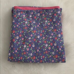 Healthtex Floral Hooded Towel - Pink And Blue