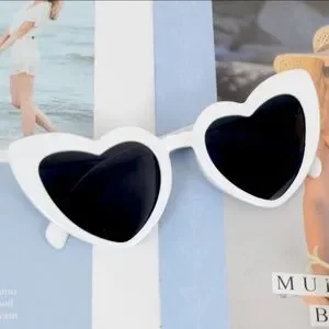 Heart-Shaped Cat Eye Sunglasses