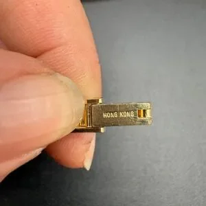 Helbros Ladies Cocktail Watch Gold Tone Bezel Quartz Diamond Sapphire Stones