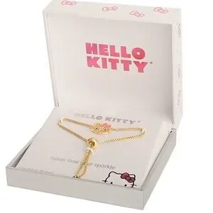 Hello Kitty Cubic Zirconia Adjustable Bracelet