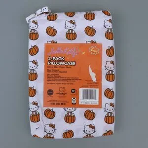 Hello Kitty Halloween Standard Pillowcases 2 Pack Pumpkins