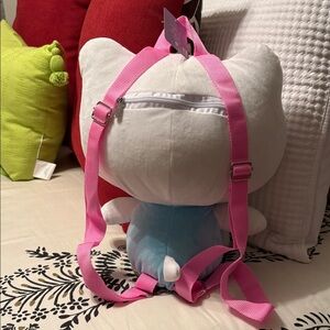 Hello Kitty Kawaii Eyes Figural Plush Backpack