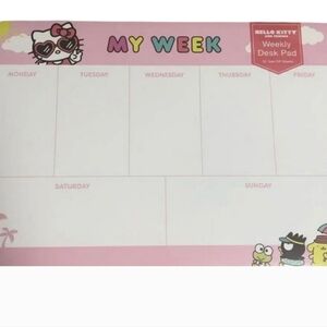 Hello Kitty Weekly Planner Pad