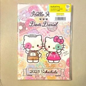 Hello Kitty x Dear Daniel 2025 Schedule Calendar NEW