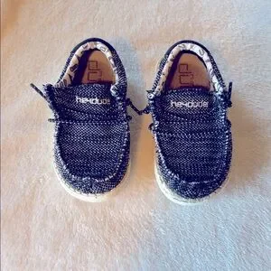 Hey Dude Toddler Black And White Size 7