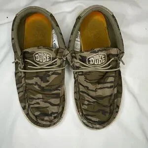 Hey Dude Youth Wally Mossy Oak Original Bottomland Size Y5