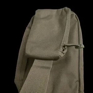 Highland Tactical Adjustable Sling Bag CarryConceal Molle Webbing Army Green NEW