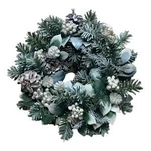 Holiday Wreath Set of 2 - Vintage 90s