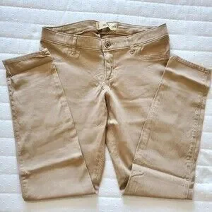 Hollister Khaki Skinny Pants sz 9