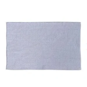 HOMESMART Off White Chenille Bathmat (100% Microfiber)