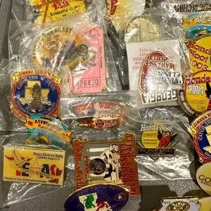 Honda Goldwing Motorcycle Rally Wing Ding Assorted Collectible Pins Over 40