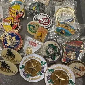 Honda Goldwing Motorcycle Rally Wing Ding Assorted Collectible Pins Over 40