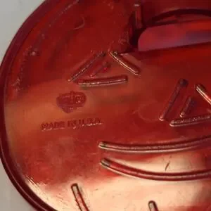 HRM Red Plastic Cookie Cutters Lot 4 Pumpkin Heart Turkey Happy Birthday
