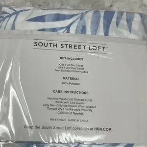 HSN South Street Loft Full Sheet Set