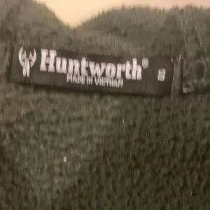Huntsworth Youth's Anti-Pill Fleece Lifestyle Camo Hoodie - Charcoal Gray/Hidd'n