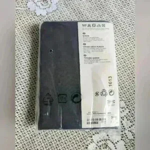 IKEA Dvala Queen Pillowcases Black New In Packaging