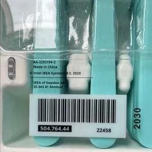 IKEA UPPHÖJD Cutlery Set With Turquoise Handles