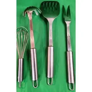 INOX Rostfrei Stainless Steel Wh And Spatula 12”& 12.5”
