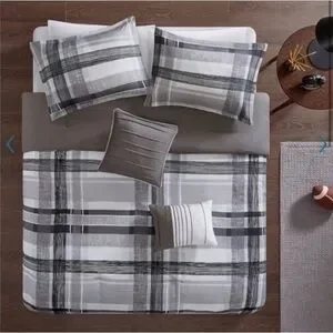 Intelligent Design 4pc Twin Plaid Bedding Set