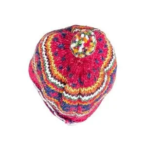 Invisible World Hand Made In Ecuador Wool‎ Blend Hat L