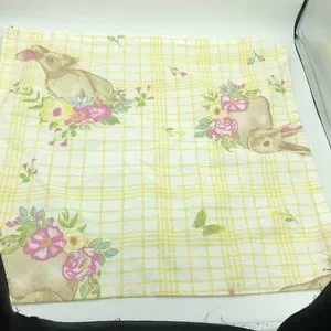 Isaac Mizrahi Easter Bunny/Floral (4) Placemats