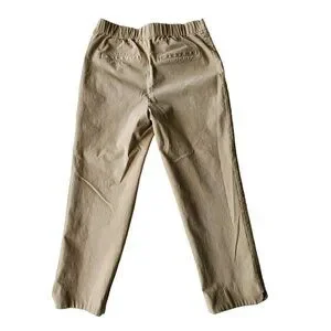 Isaac Mizrahi Live Pull On Cropped Khaki Chinos Size 6