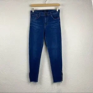 J Brand Zip Austin Skinny Crop Jeans Size 27
